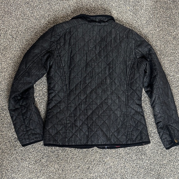 Lauren Ralph Lauren Dark Gray Quilted Utility Jacket - Picture 4 of 6